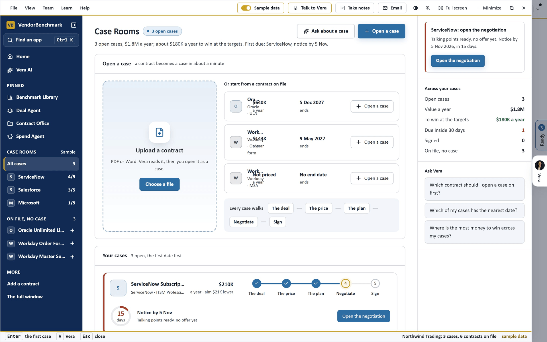 Case Rooms, Your cases: every renewal on its path