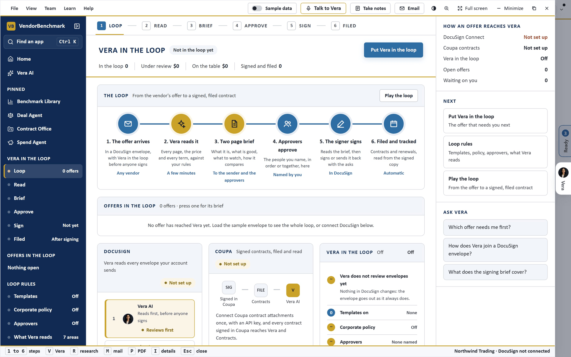Check before you sign, Loop: every envelope as it arrives