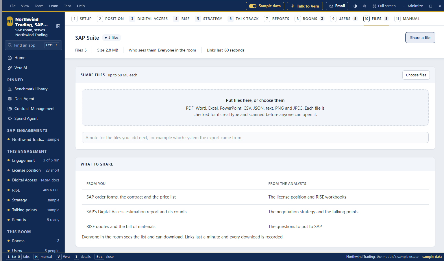 SAP Suite, Files