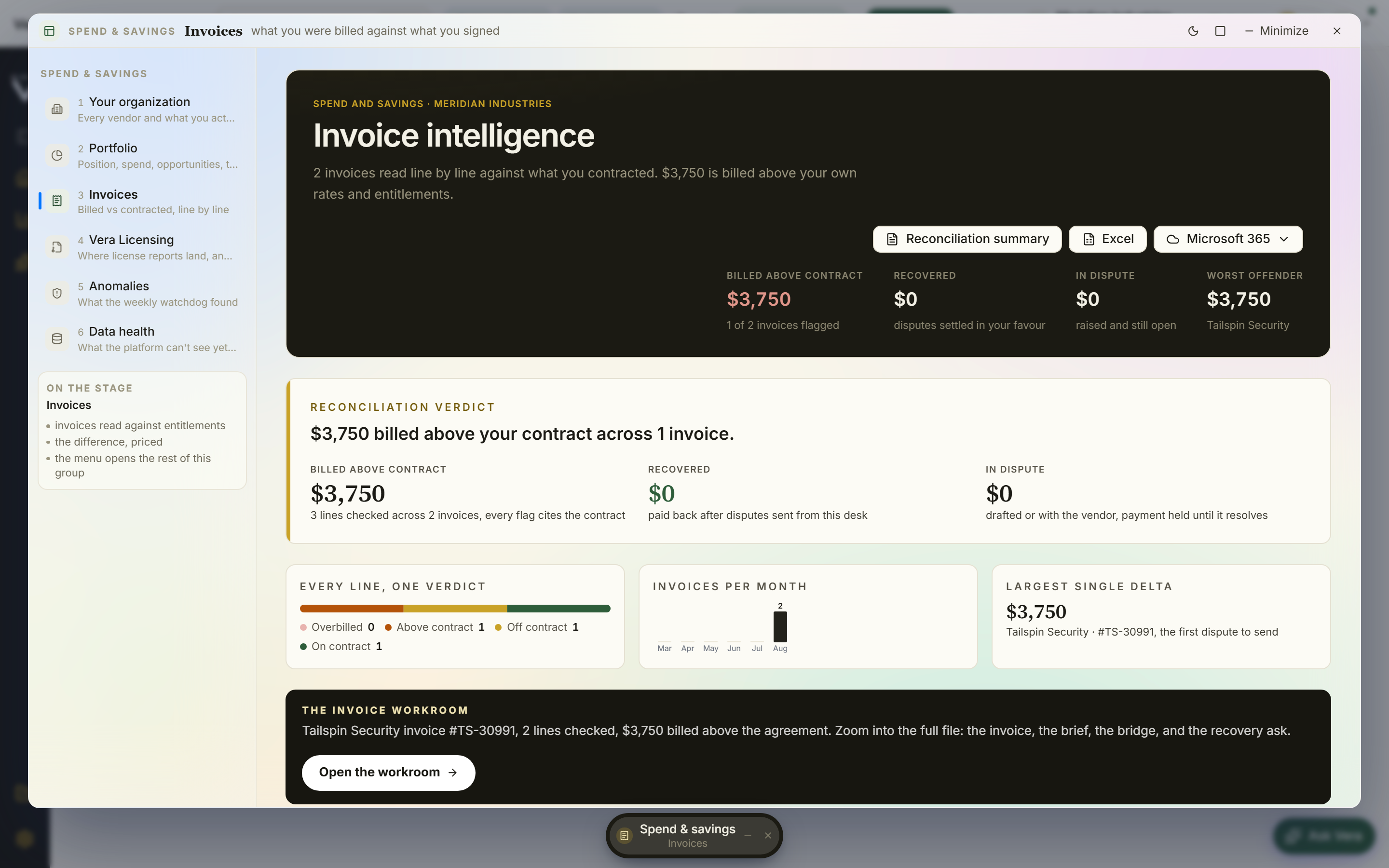 Invoice intelligence